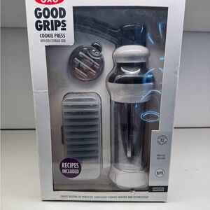OXO Good Grips 14 Piece Cookie Press Set With Disk Storage Case